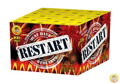 Baterie de artificii Restart calibru 20, 100 focuri