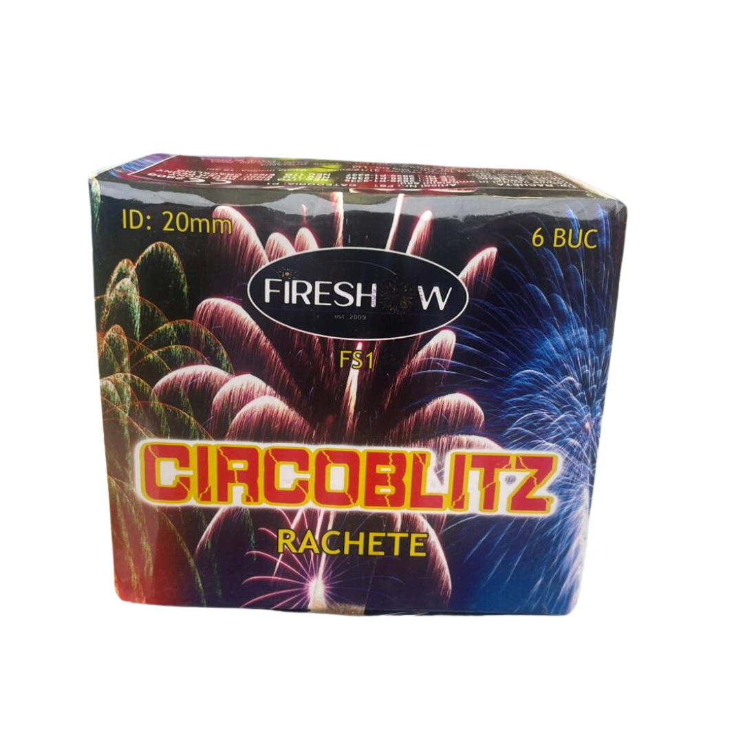 Baterie de artificii Circoblitz, Set 6buc